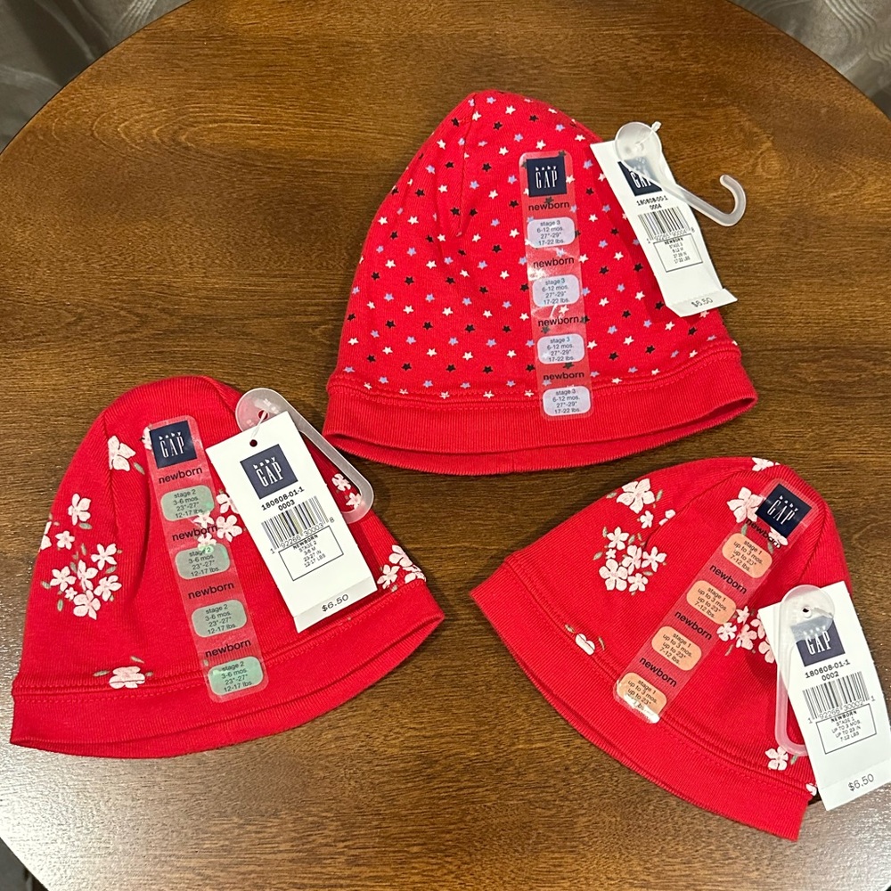 Baby Gap Newborn Hats